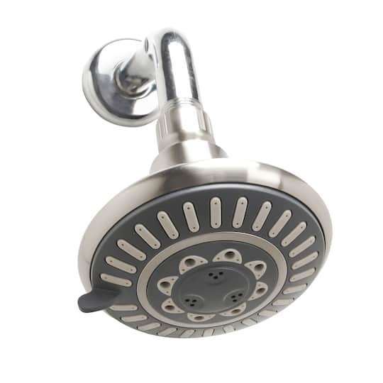 Bath Bliss Satin 5 Function Deluxe Shower Head | 6" x 6" x 4" | Michaels®
